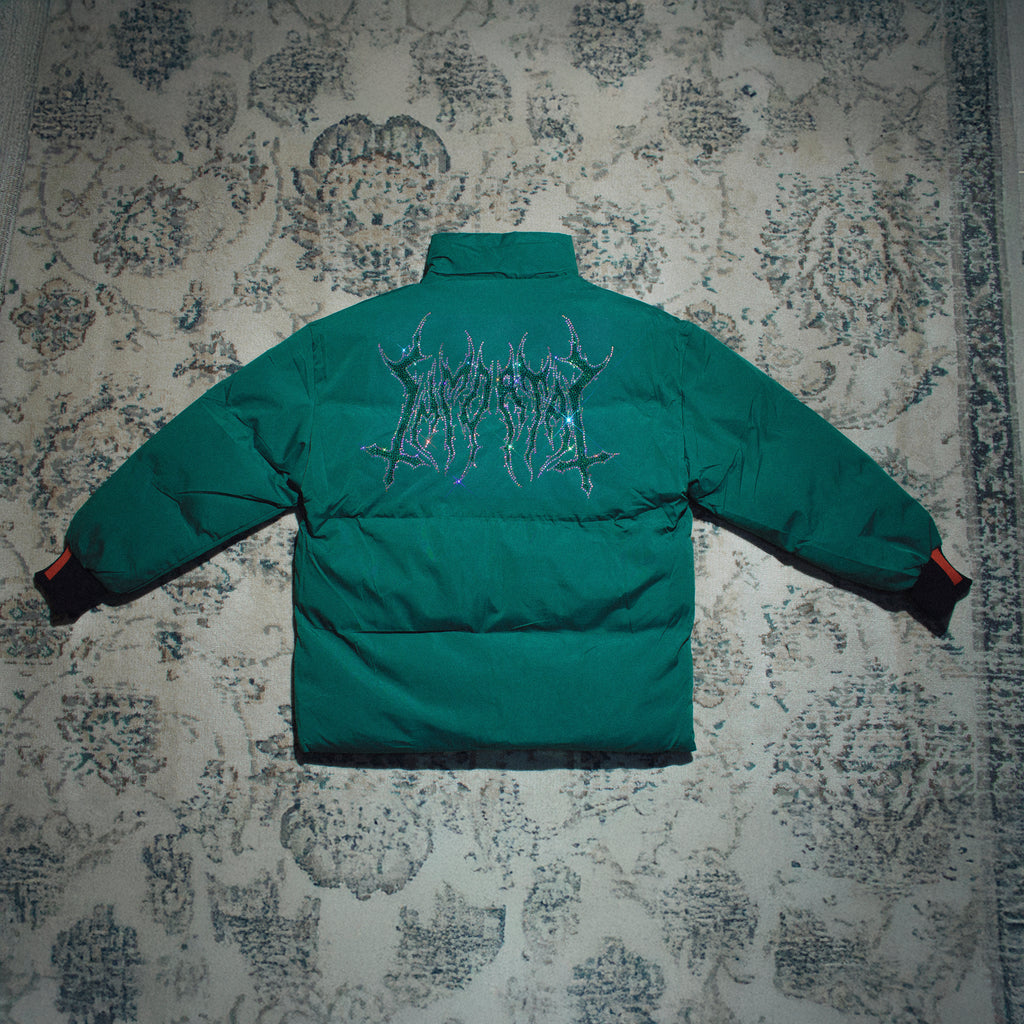 HEAVYGLOOM LEAFGREEN PUFFER JACKET