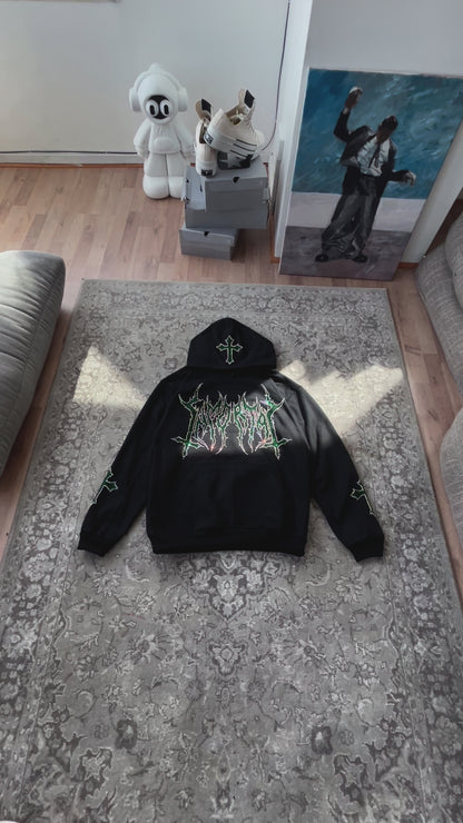 HEAVYGLOOM LEAF GREEN HOODIE / ZIP