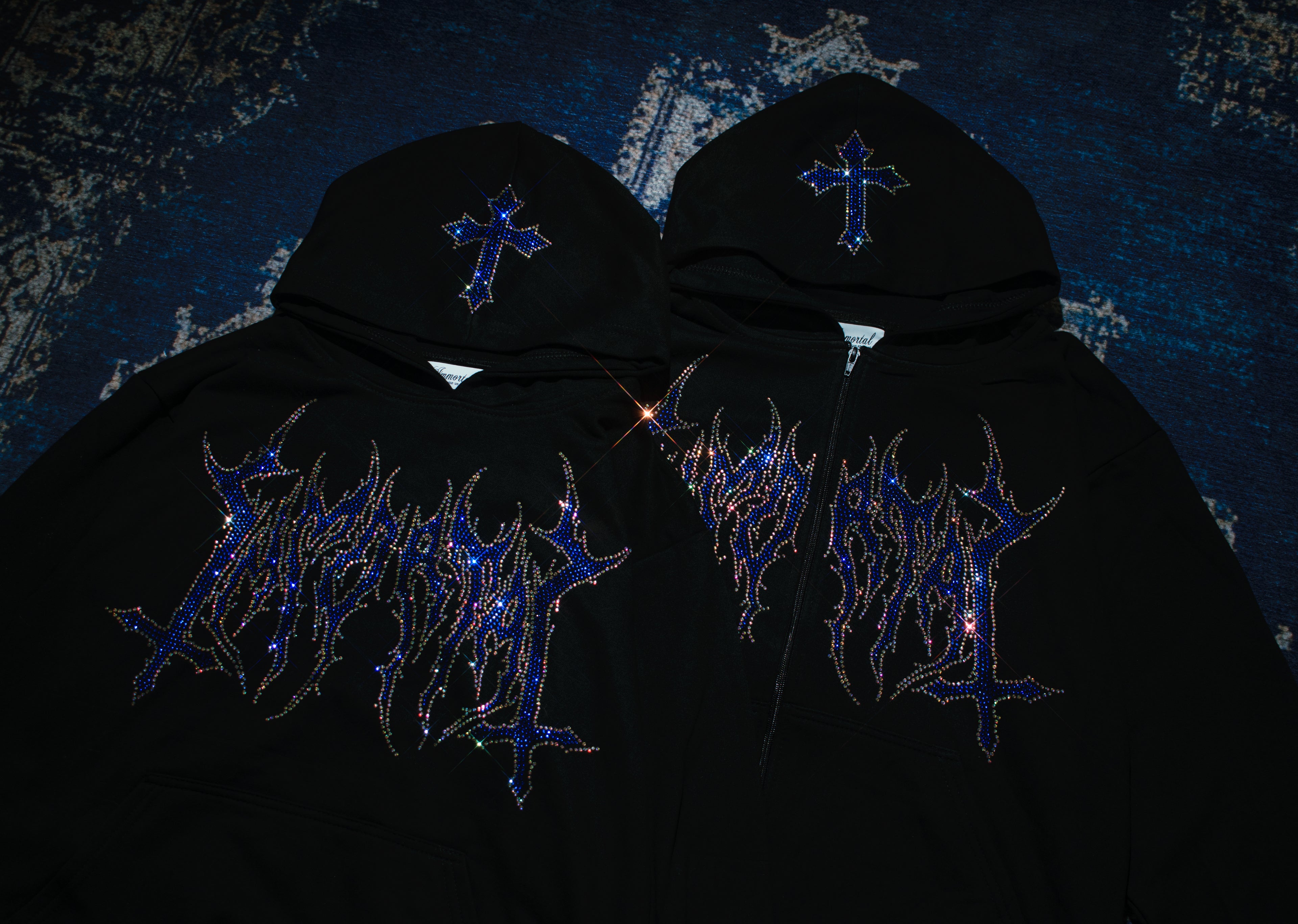 HEAVYGLOOM ROYAL BLUE HOODIE / ZIP