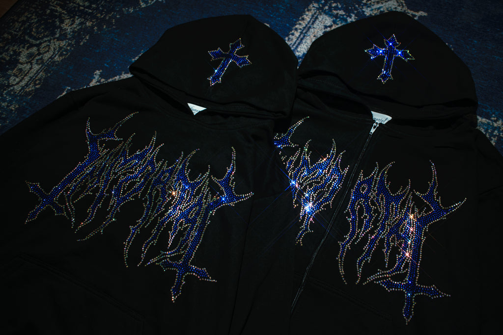 HEAVYGLOOM ROYAL BLUE HOODIE / ZIP