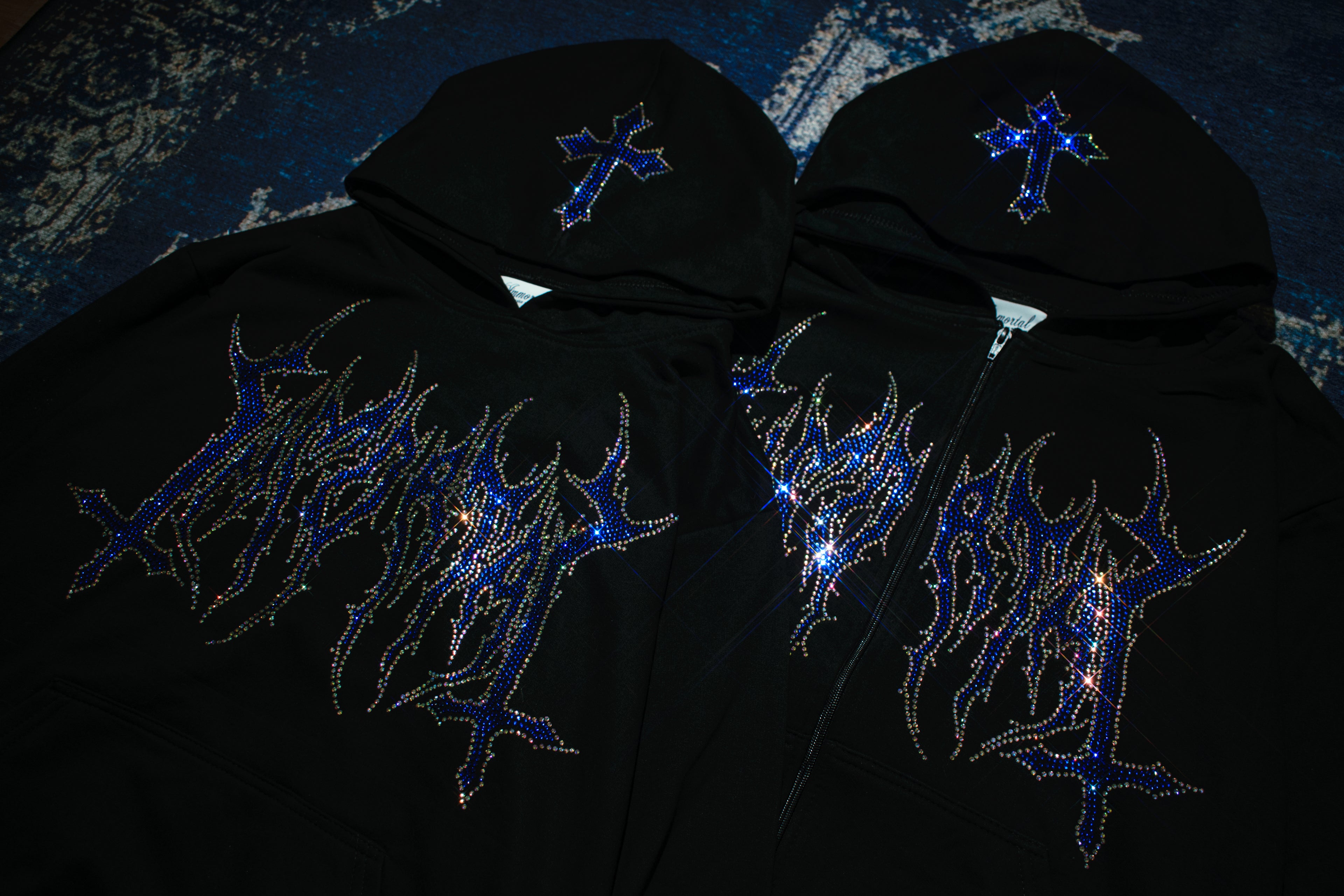 HEAVYGLOOM ROYAL BLUE HOODIE / ZIP