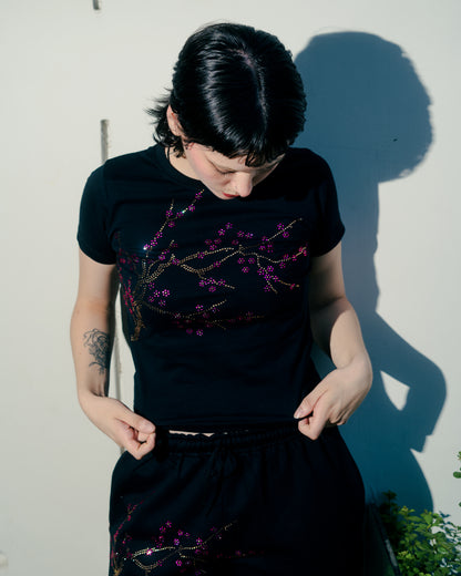 Immortal Chronicles: Japan Cherry Blossom BABYTEE Black